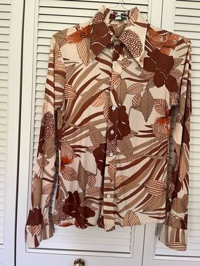 1970s Disco Shirt by Chess King size medium